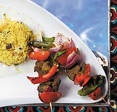 Kabab de cordero