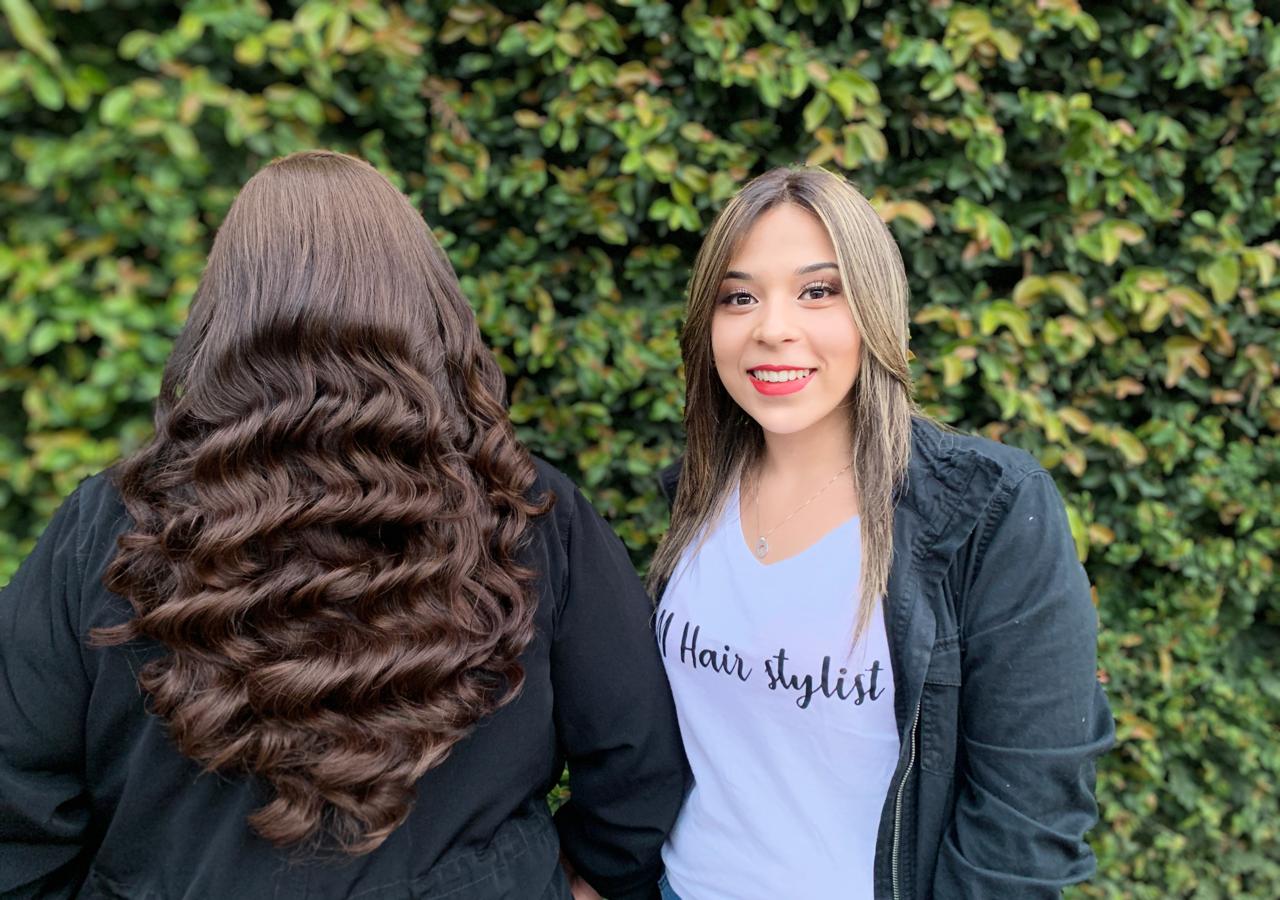 María Alejandra Lechuga y su emprendimiento “LM Hair Stylist”
